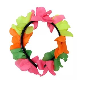 vinchas flores fluo led