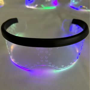 LENTES FUTURISTAS MULTICOLOR 3 SECUENCIAS DE LUCES