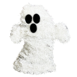 FANTASMA 3D TINSEL BLANCO