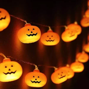 Guirnalda Led 20 luces calabazas