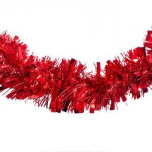 Guirnalda Boa Navideña Roja