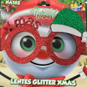 Lentes Glitter Xmas