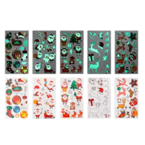 Tatuaje Navidad(brilla en la oscuridad)