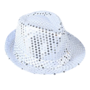 Gorro Funyi de Lentejuelas Plateado