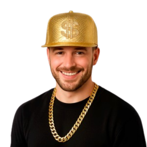 Gorra Money Money Dorada