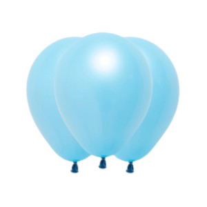 Globos Payaso 5" Decorador Azul Claro x 50 unidades
