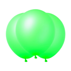 Globos Globby 10 " Neón Verde x 25 Unidades