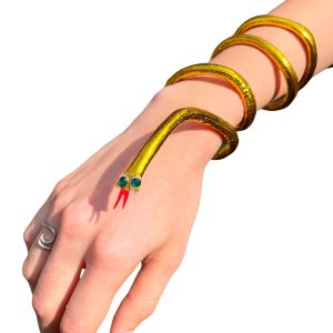 PULSERA BRAZALETE CLEO (SERPIENTE DORADA)