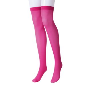 MEDIAS BUCANERAS NEON FLUO ROSA