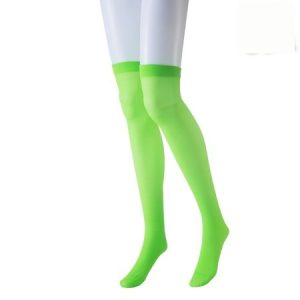 MEDIAS BUCANERAS NEON FLUO VERDE