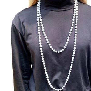 COLLAR DE PERLAS BLANCAS