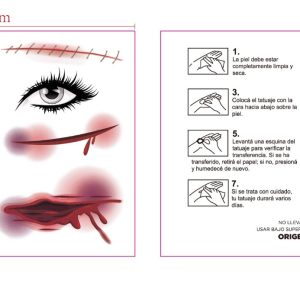 Tatuajes Set Cortes de Cara