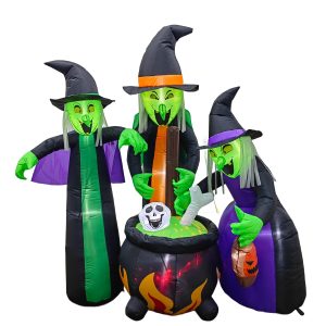 INFLABLE BRUJAS CON CALDERO