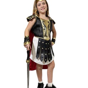 DISFRAZ GLADIADORA NIÑA TALLE M (7-9 AÑOS)