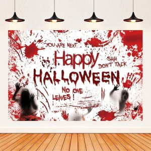 Poster Sangriento Happy Halloween 150x100cm
