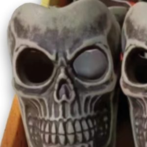 Vela LED ritual calavera